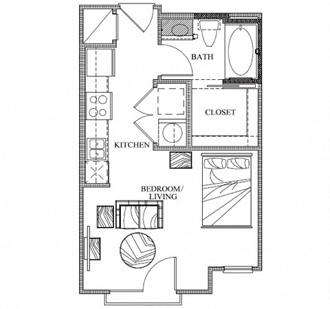 811 East 11th Street Studio-2 Beds Apartment for Rent - Photo Gallery 61